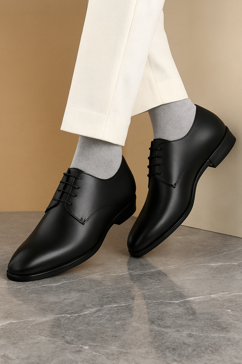 ZAFINO™ - CLASSIC BLACK DERBY SHOES