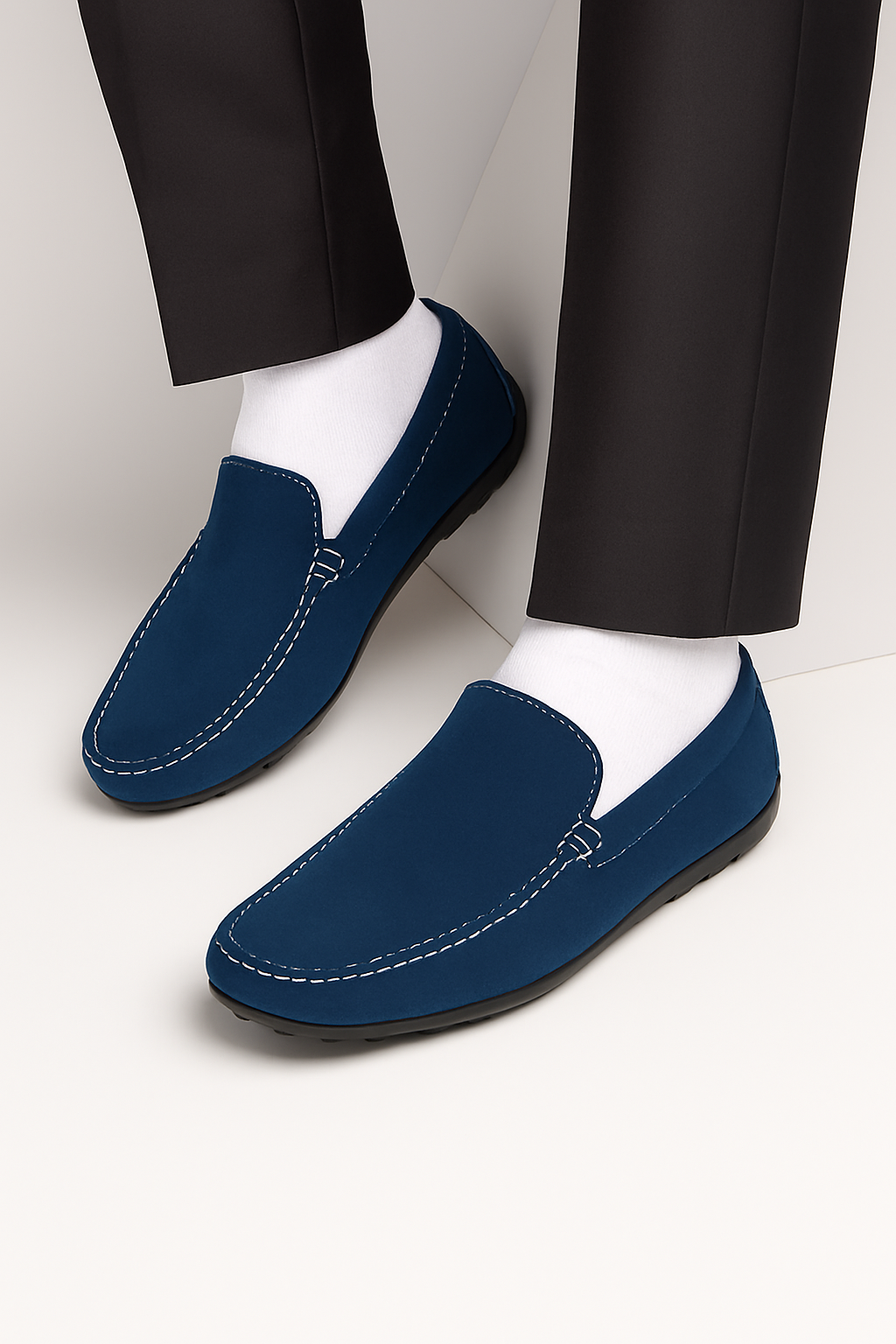 ZAFINO™ MIDNIGHT LUXE SUEDE LOAFERS