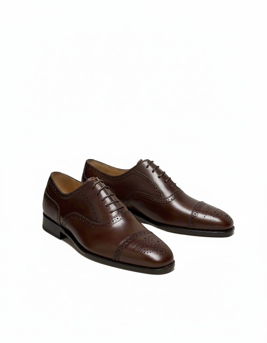 ZAFINO™ BROWN OXFORD BROGUE