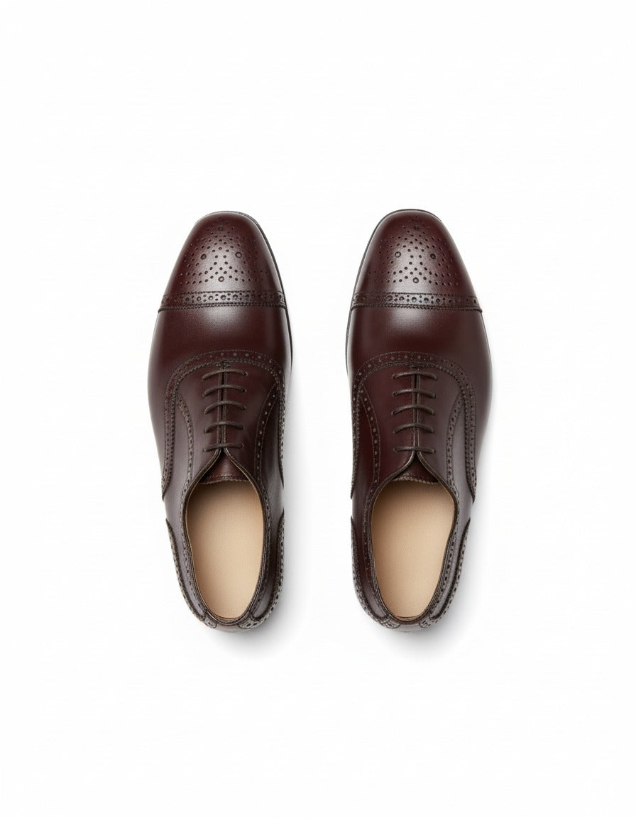 ZAFINO™ BROWN OXFORD BROGUE