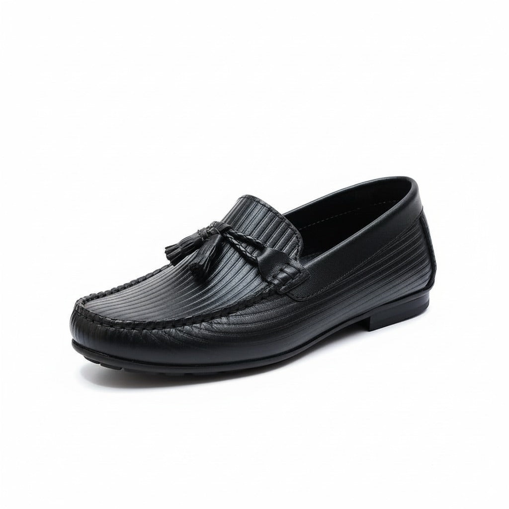 ZAFINO™ - CLASSIC BLACK TASSEL LOAFERS