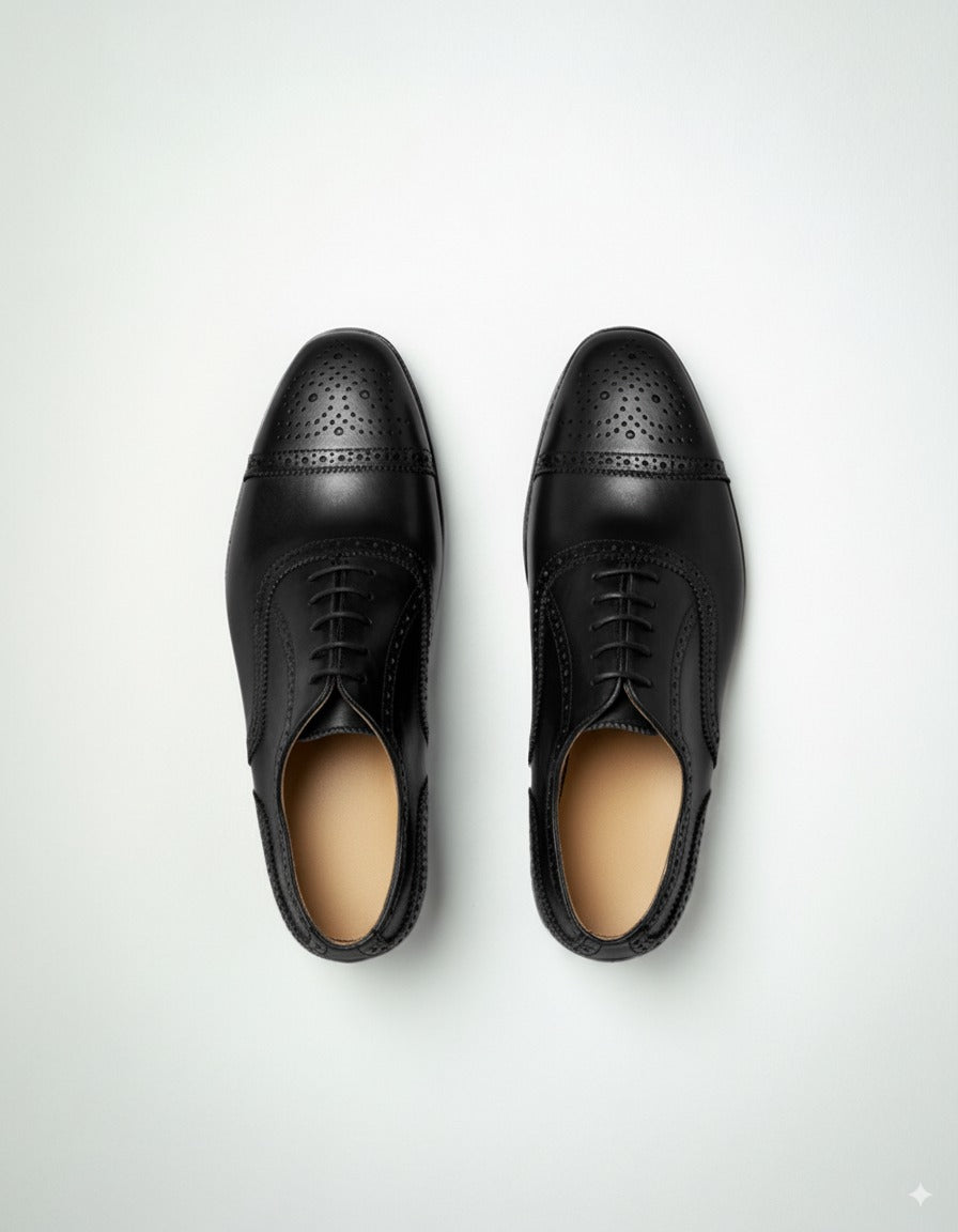ZAFINO™ - OXFORD BLACK BROGUE