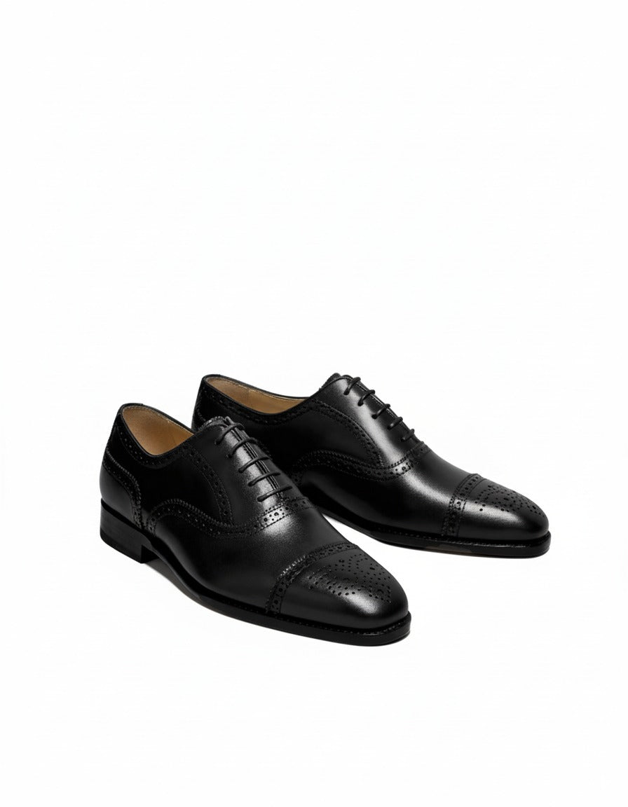 ZAFINO™ - OXFORD BLACK BROGUE