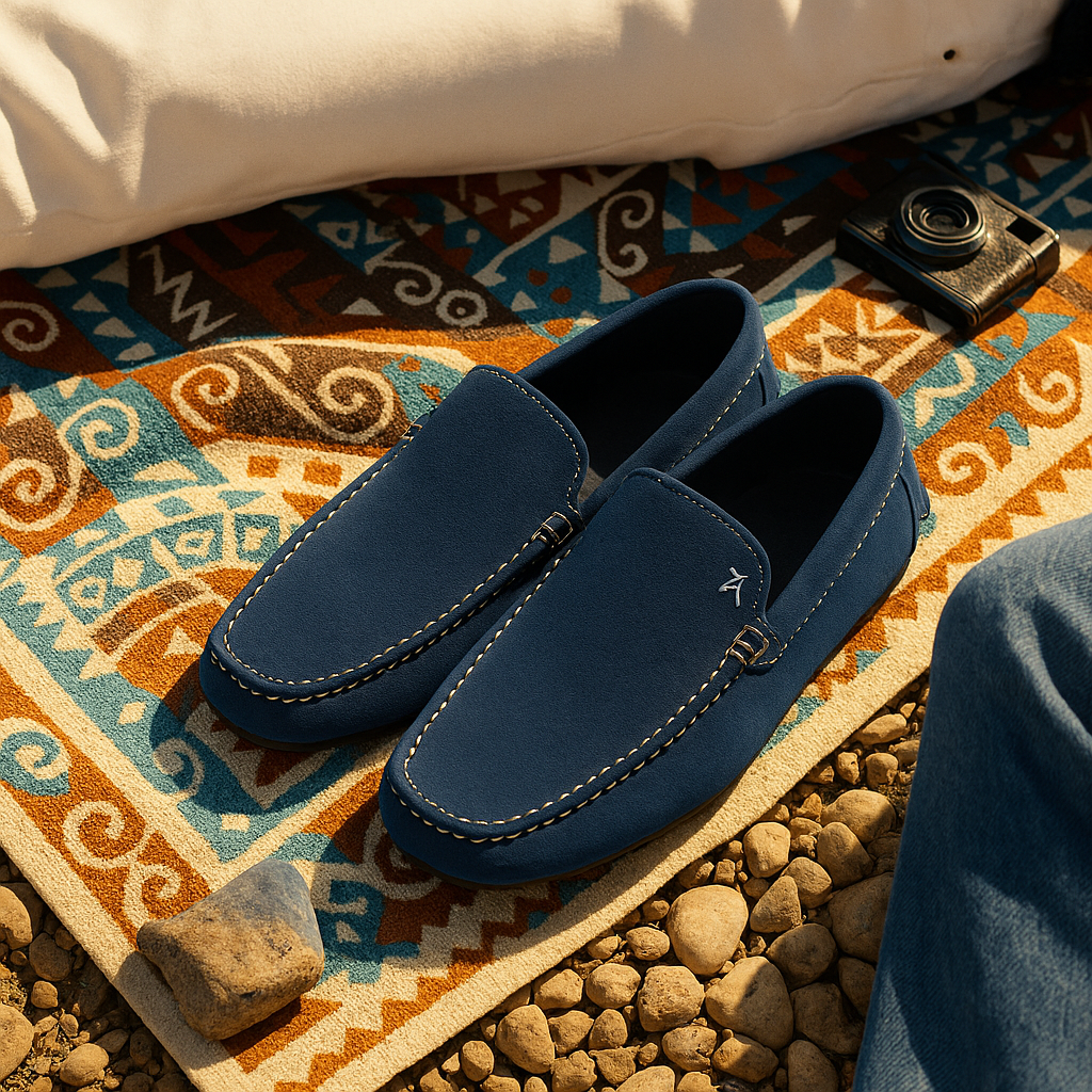 ZAFINO™ MIDNIGHT LUXE SUEDE LOAFERS