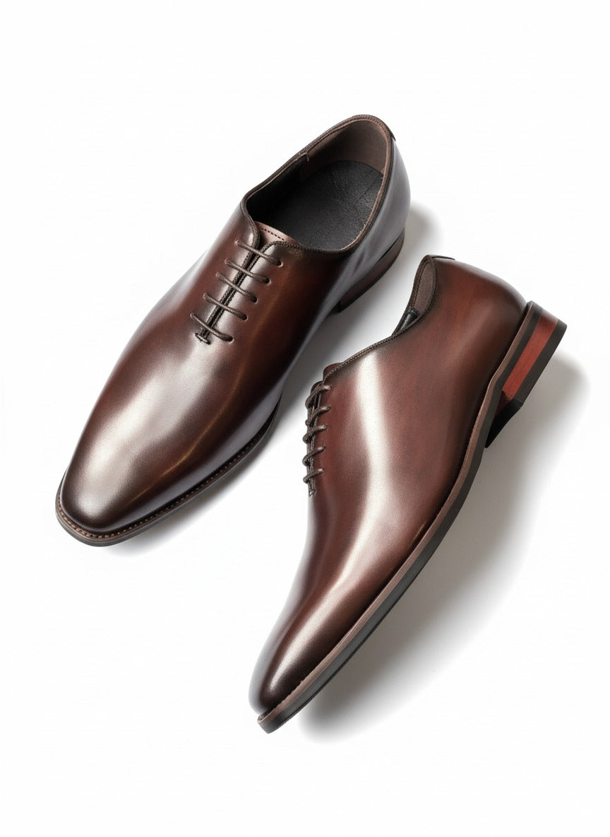 ZAFINO™ CLASSIC WHOLECUT OXFORD CHESTNUT CUT
