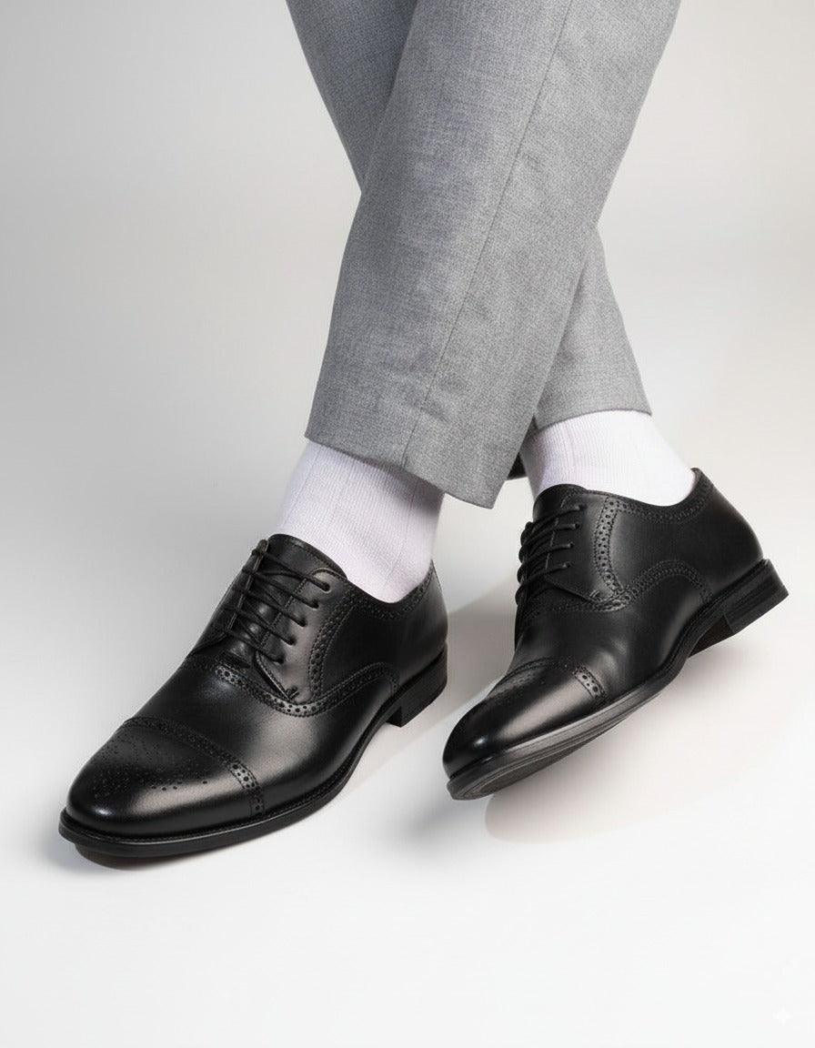ZAFINO™ - OXFORD BLACK BROGUE