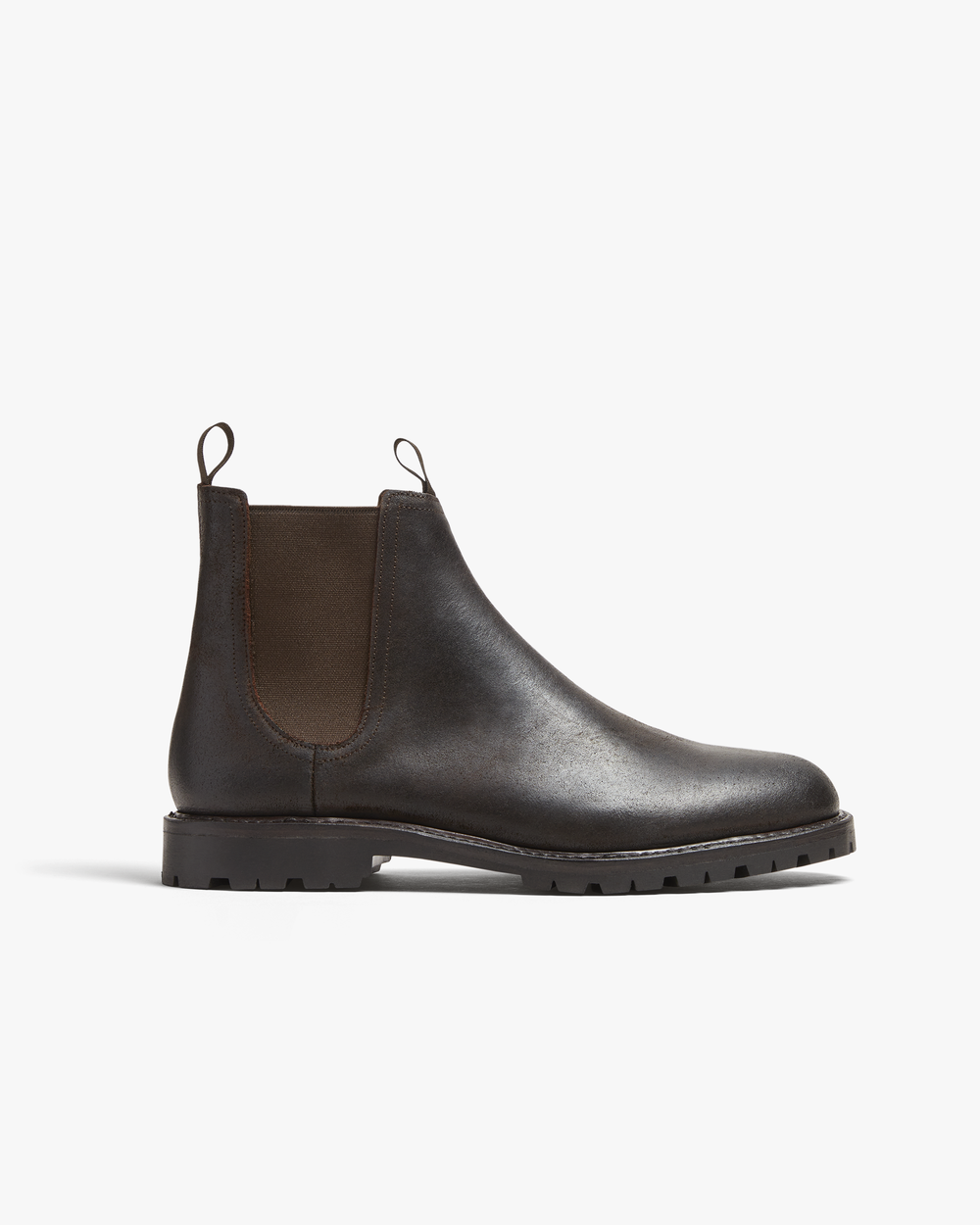 ZAFINO™ DARK BROWN CHELSEA BOOTS