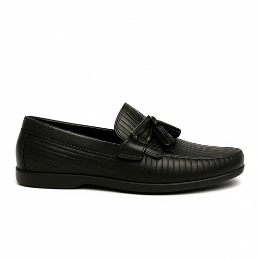 ZAFINO™ - CLASSIC BLACK TASSEL LOAFERS