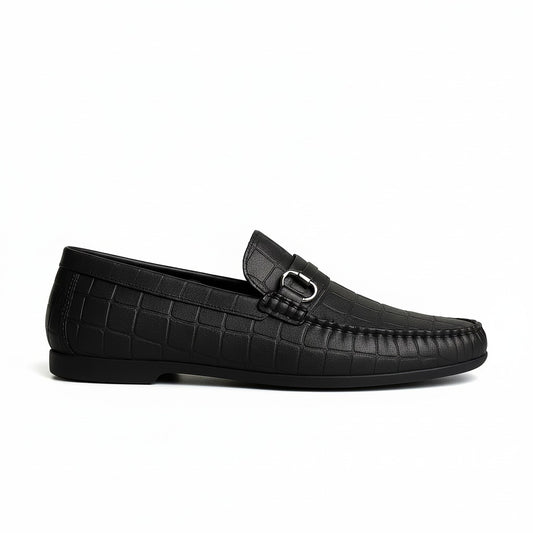 ZAFINO™ LUXE  CROC EMBOSSED LEATHER LOAFERS