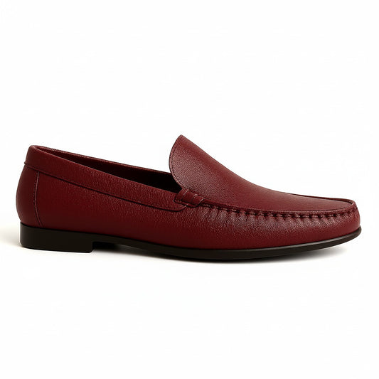 ZAFINO™ - BORDEAUX ITALIAN LEATHER LOAFERS