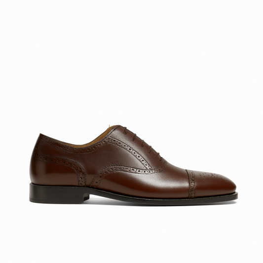 ZAFINO™  BROWN OXFORD BROGUE