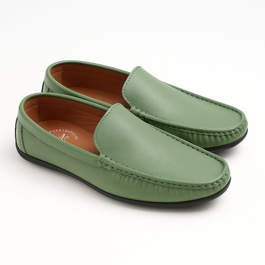 ZAFINO™ Verde Luxe Leather Loafers